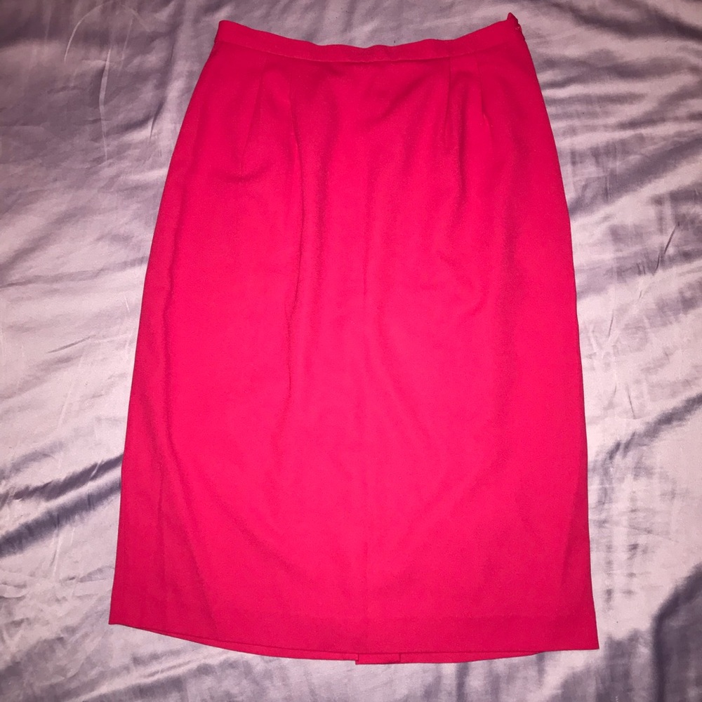 Pink Skirt Work Professional